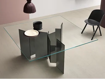 METROPOLIS - Square dining table by Tonelli Design