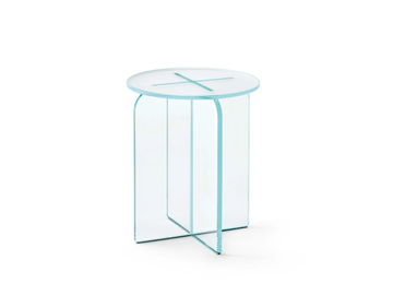 OPALINA - Glass stool / coffee table by Tonelli Design