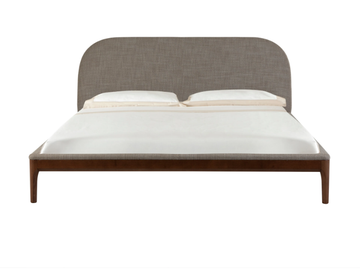 BERNINI - Fabric double bed with upholstered headboard by Tonin Casa