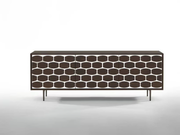 HONEY - Wood veneer TV cabinet / sideboard by Tonin Casa