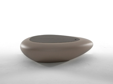 KOS - Polyethylene coffee table with storage space by Tonin Casa