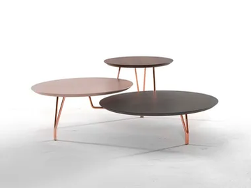 LOG - Round wooden coffee table by Tonin Casa
