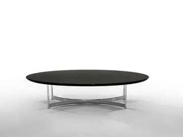 PARIOLI - Low round coffee table by Tonin Casa