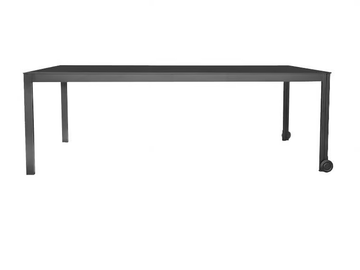 4METER - Wooden meeting table with castors by Tonon