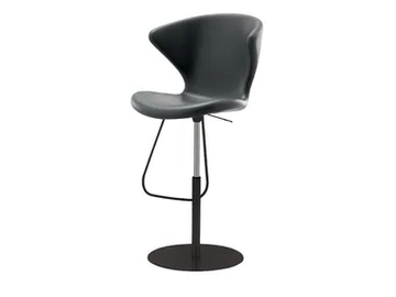 CONCEPT SOFT TOUCH - High integral soft Touch polyurethane foam stool with back by Tonon