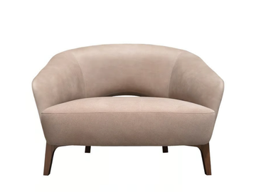 LIBRA - Fabric armchair with armrests by Tonon