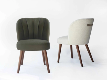 MELLOW - Upholstered fabric chair by Tonon