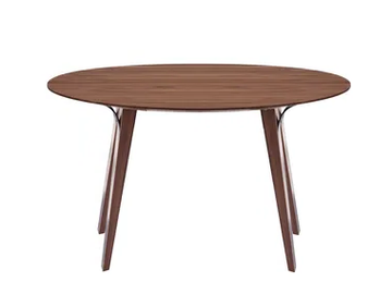 SALT & PEPPER 2 - Round wooden dining table by Tonon