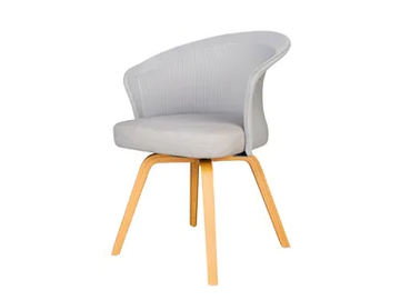 SHELLS 945.B1 FIX / 945.B2 - Upholstered fabric chair by Tonon