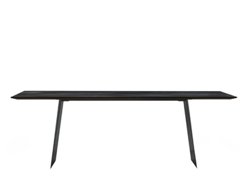 STEEL TABLE - Rectangular solid wood table by Tonon