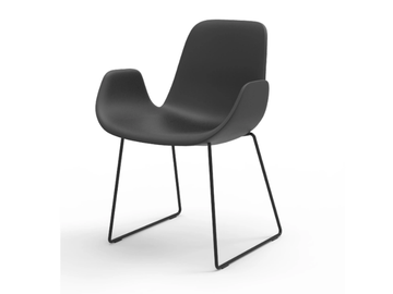 STEP SOFT TOUCH - Sled base integral polyurethane foam chair with armrests by Tonon