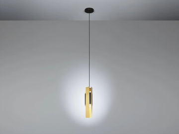 EXCALIBUR - LED Satin brass pendant lamp by Tooy