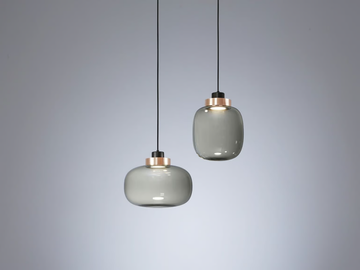 LEGIER - LED blown glass pendant lamp by Tooy