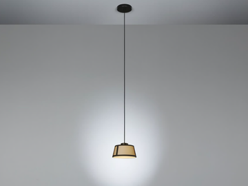 LILLY - Halogen fabric pendant lamp by Tooy
