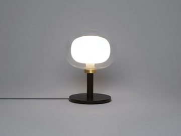 NABILA - Borosilicate glass bedside lamp by Tooy