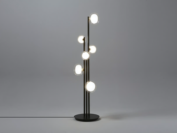 NABILA - Metal floor lamp by Tooy