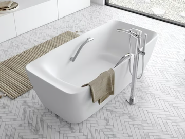 FLOATING - Rectangular freestanding bathtub by TOTO