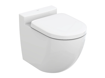 NC CW763Y - Wall-hung rimless ceramic toilet by TOTO