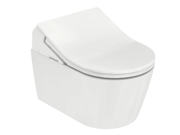 WASHLET® RX EWATER+ AUTO FLUSH - Wall-hung ceramic toilet with spray with bidet by TOTO