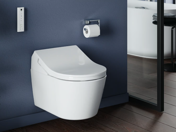 WASHLET® RX EWATER+ - Wall-hung ceramic toilet with bidet with spray by TOTO