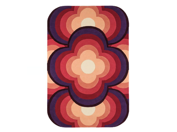 FLOWER POWER - Rectangular wool rug by Toulemonde Bochart