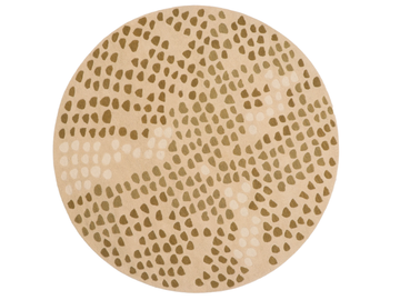 GALETS - Round handmade wool rug by Toulemonde Bochart
