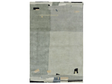 ORPHEE - Contemporary style patterned rectangular handmade wool rug by Toulemonde Bochart