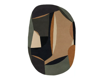 POLIA SHAPE - Patterned handmade wool rug by Toulemonde Bochart