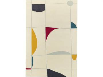 STABILE MULTI - Rectangular patterned wool rug by Toulemonde Bochart