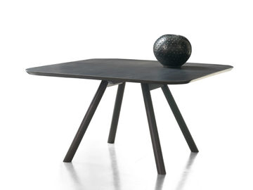 AKY CONTRACT - Square wooden dining table by TrabA'
