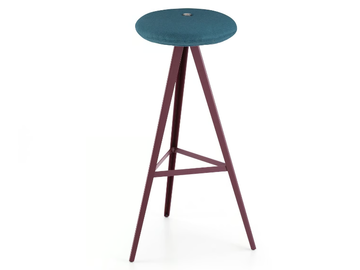 AKY - High upholstered stool by TrabA'