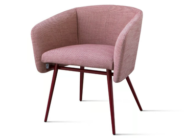 BALÙ-MET - Fabric chair with armrests by TrabA'