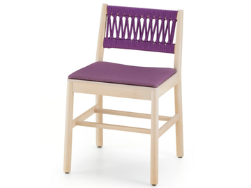JULIE - Chair with integrated cushion by TrabA'