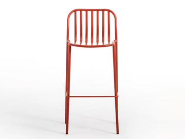 METIS LINE - High stool with back by TrabA'