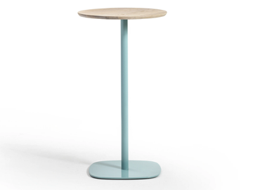 ROUND - Round metal high table by TrabA'