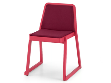 ROXANNE - Sled base upholstered chair by TrabA'
