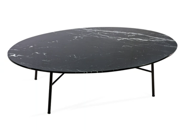 YUKI - Oval marble coffee table by TrabA'