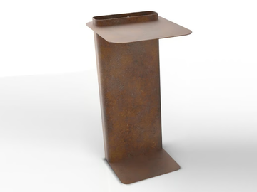 DAD - Corten™ high table by TrackDesign