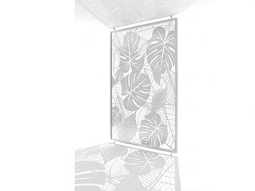LEAF - Custom metal room divider by TrackDesign