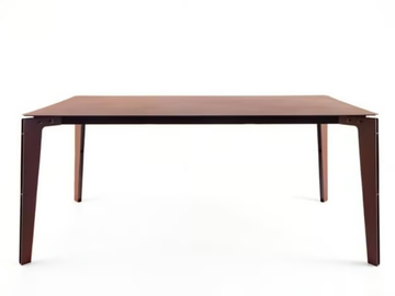 LEGGERO_001 - Rectangular Corten™ table by TrackDesign