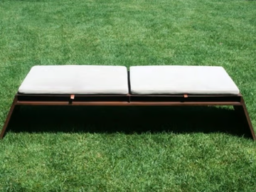 LILA - Corten™ garden bench by TrackDesign