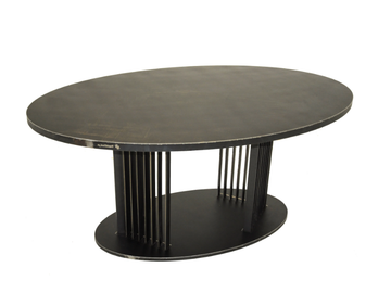 OVOV - Oval steel living room table by TrackDesign