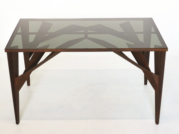 TREE X - Rectangular Corten™ table by TrackDesign
