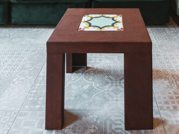 UGO - Square Corten™ coffee table by TrackDesign