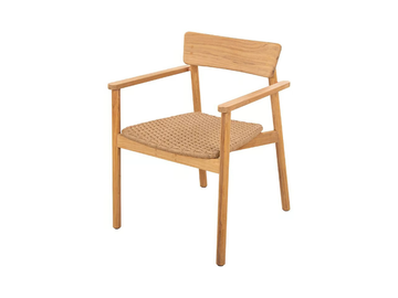 CARMEN - Stackable teak garden chair by Traditional Teak