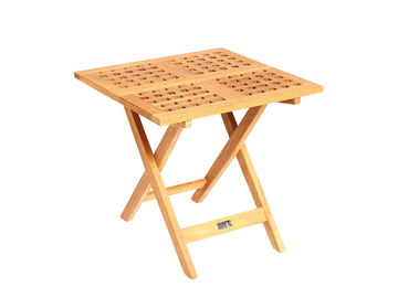 LILLY - Square teak garden table by Traditional Teak