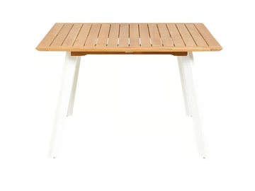 LUNA - Square teak garden table by Traditional Teak