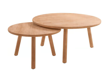 MARCELLA - Round teak coffee table by Traditional Teak