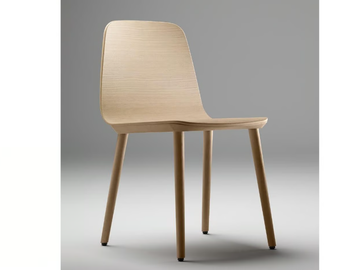 BISELL - Wooden chair by TREKU