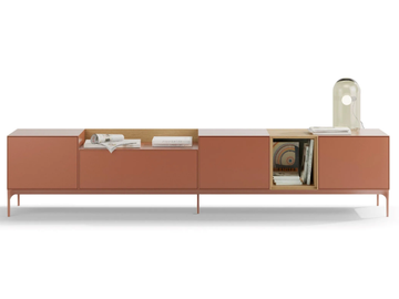 LAUKI 139 - Low wooden TV cabinet by TREKU